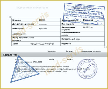 Купить тест на антитела к кори с подлинными печатями
